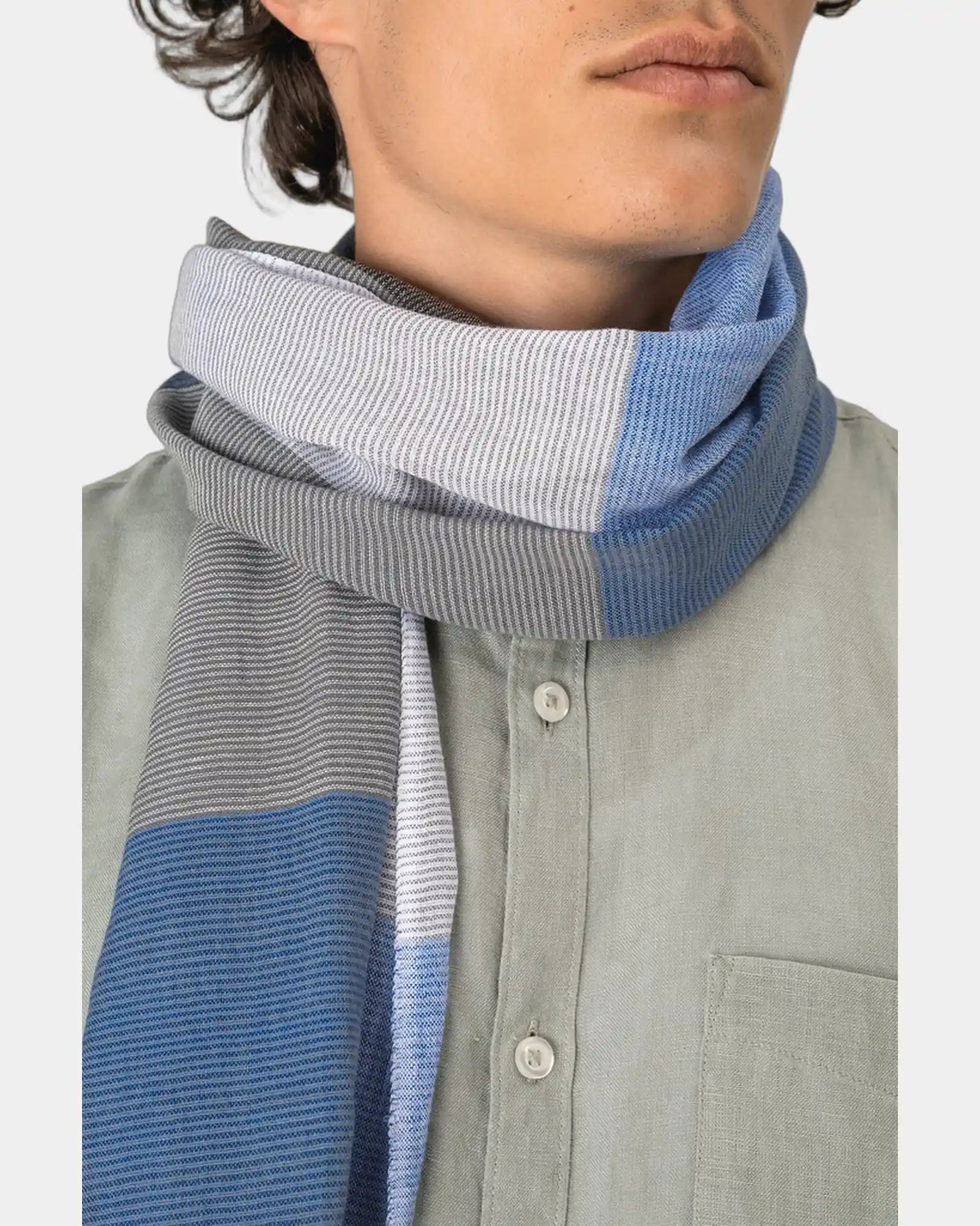 Schal Baumwolle kariert unisex zum Personalisieren - 2